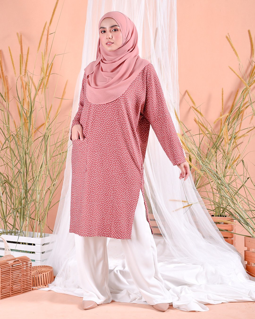 Tunic Kozi Narumi - Radiant Pink