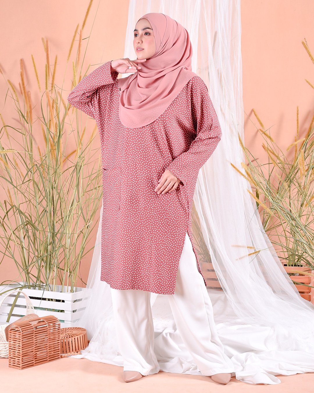 Tunic Kozi Narumi - Radiant Pink