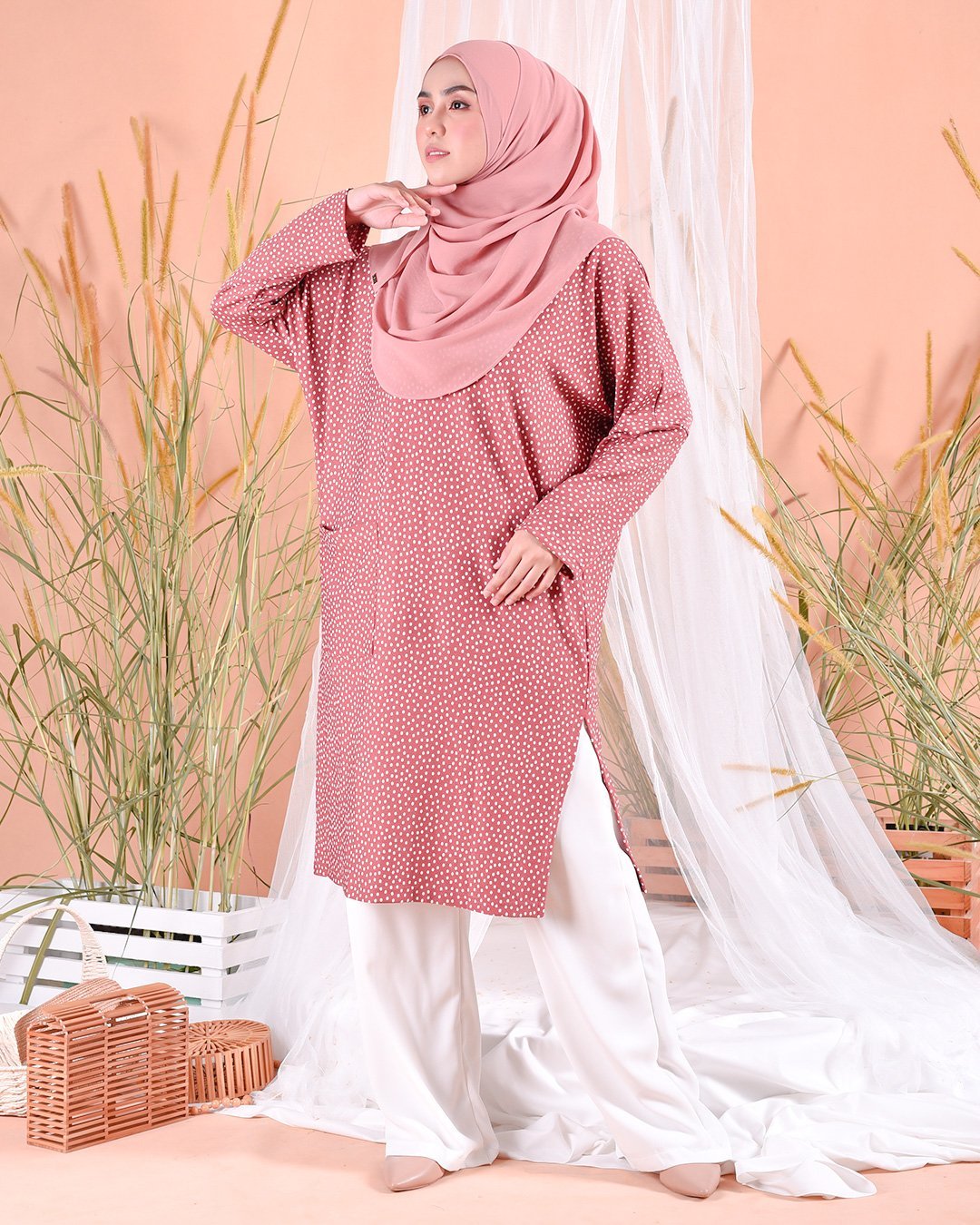 Tunic Kozi Narumi - Radiant Pink