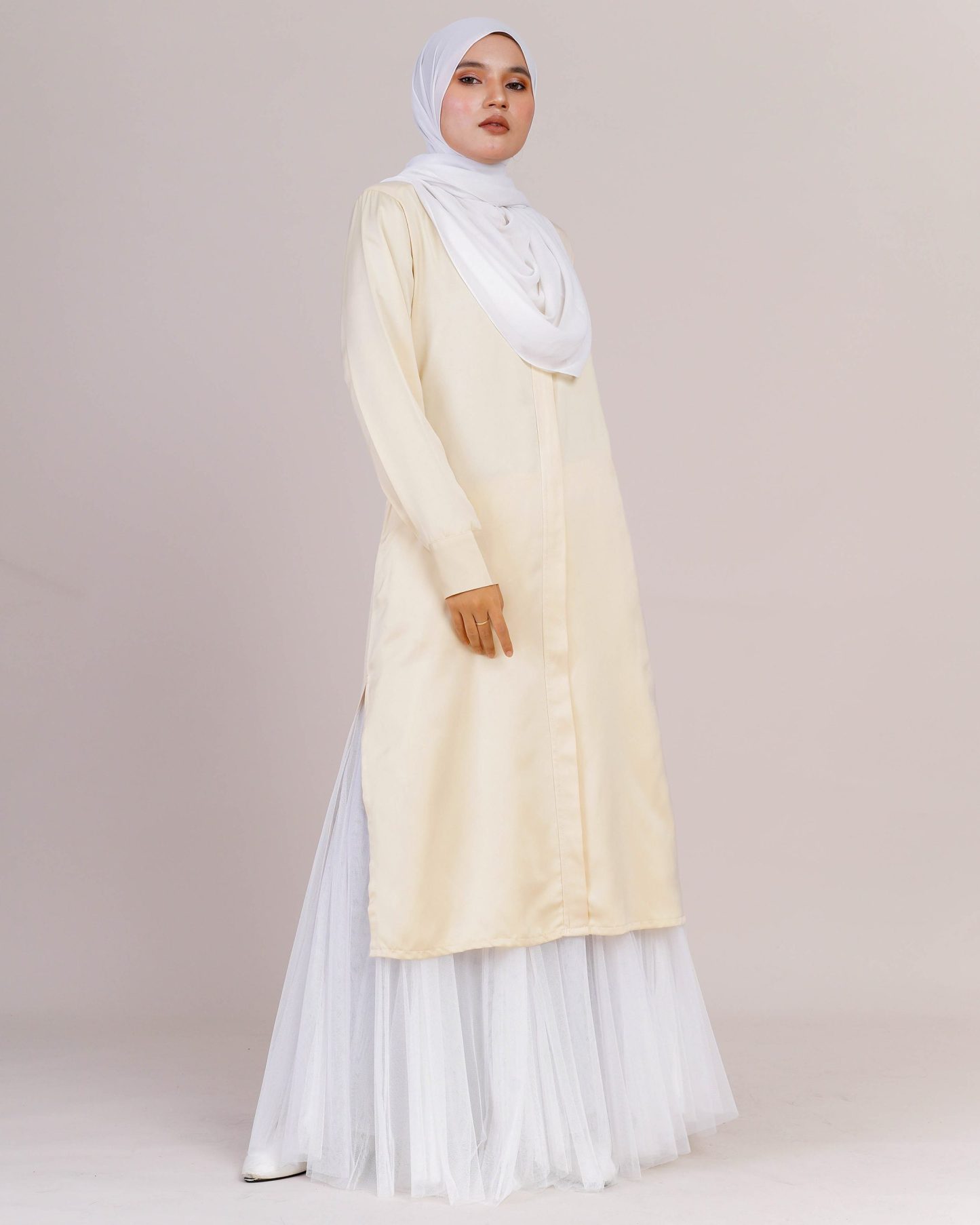 Tunic Luhfa Laluna X MCC - Cream White