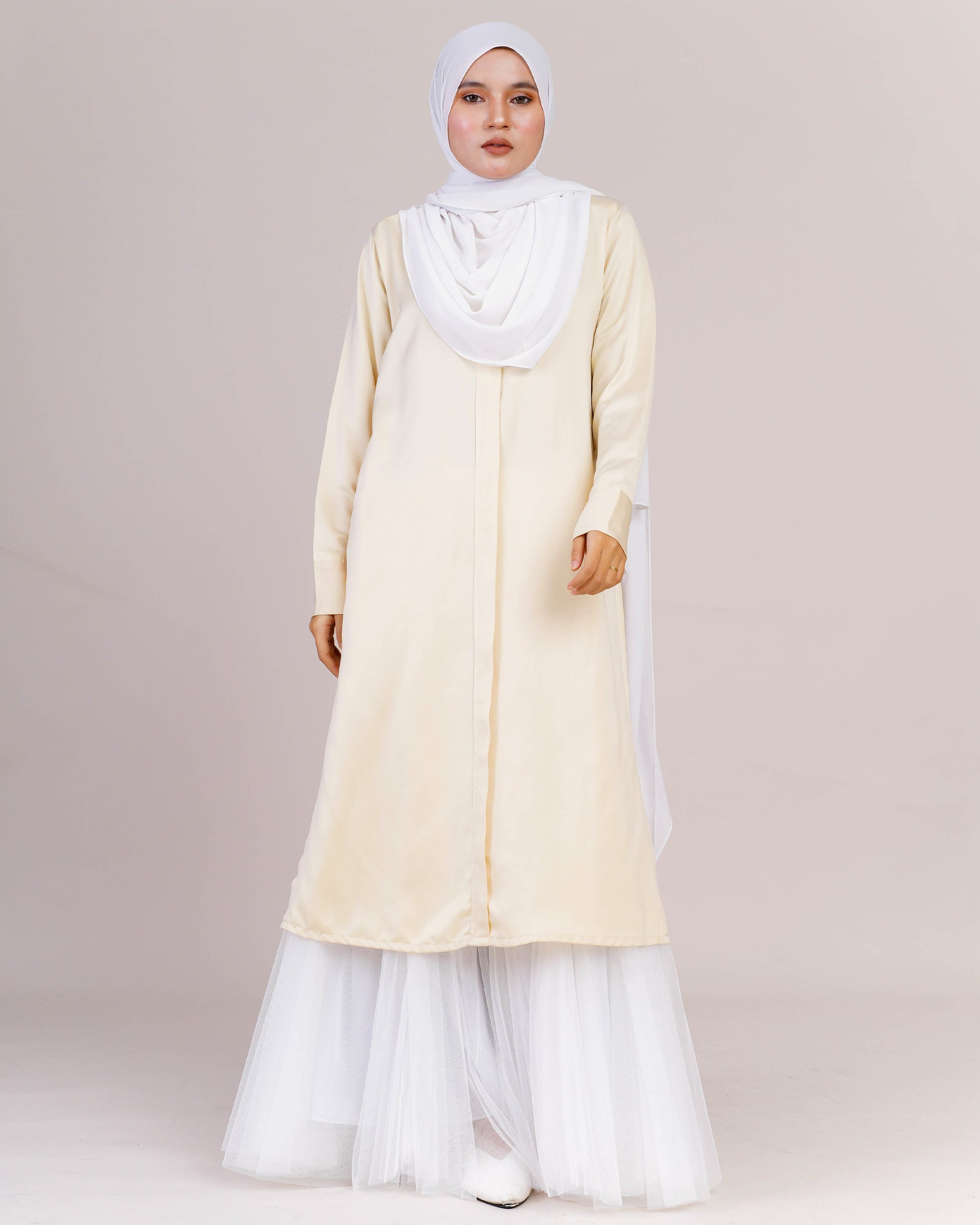 Tunic Luhfa Laluna X MCC - Cream White