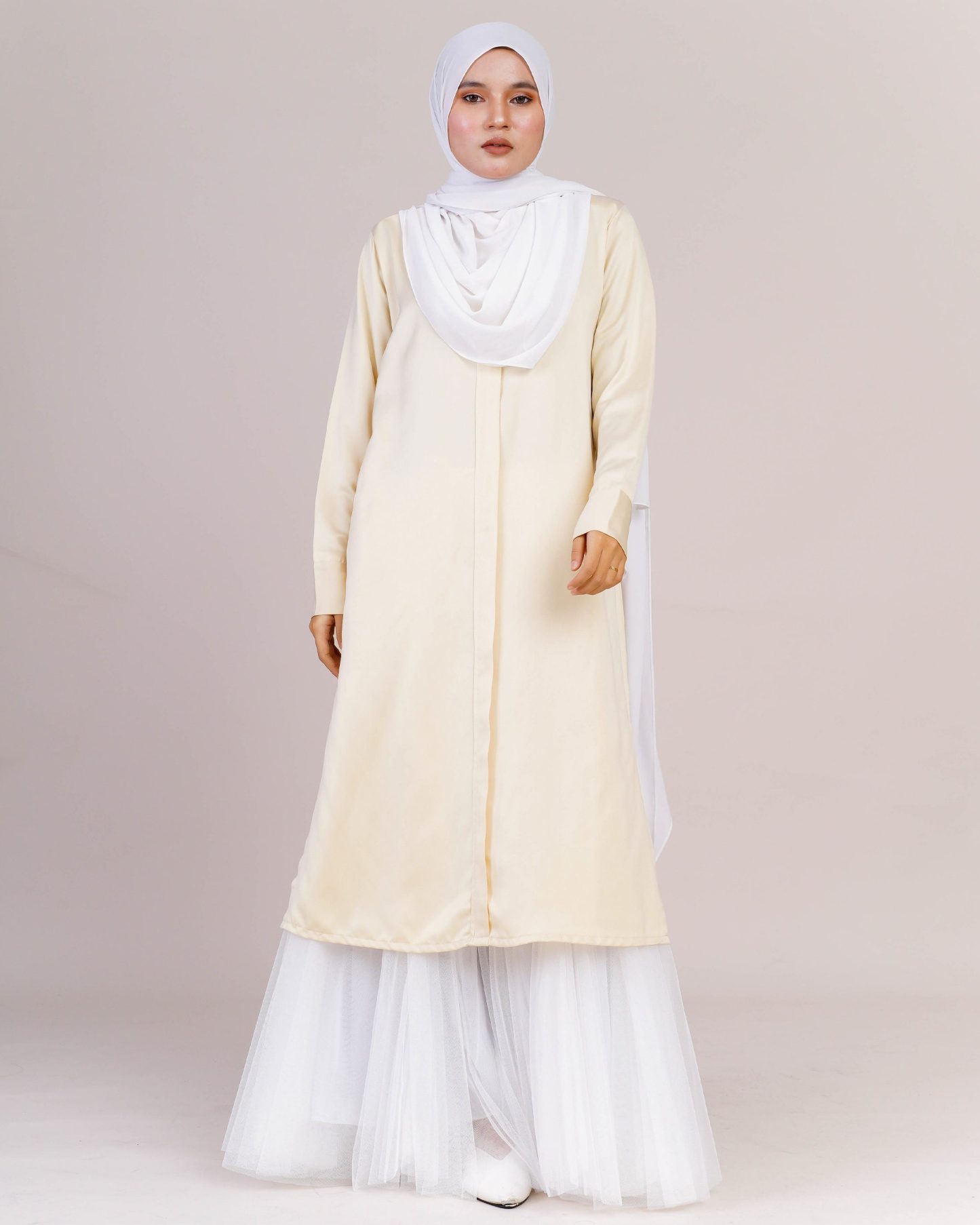 Tunic Luhfa Laluna X MCC - Cream White