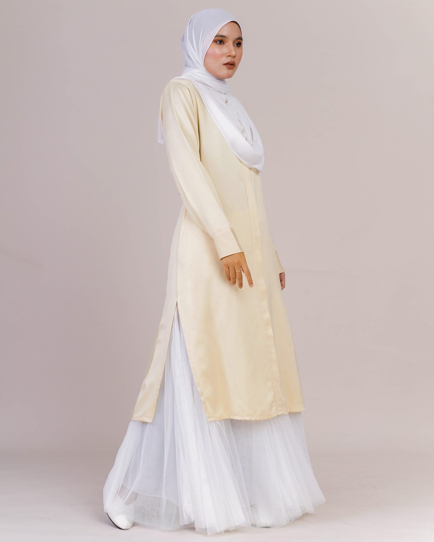 Tunic Luhfa Laluna X MCC - Cream White