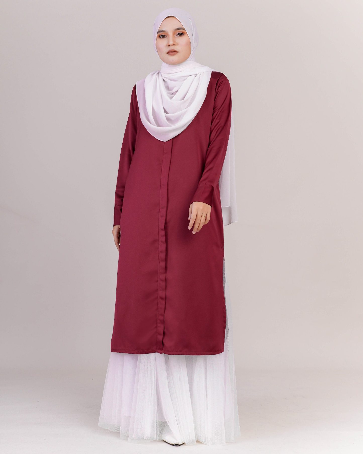 Tunic Luhfa Laluna X MCC - Maroon