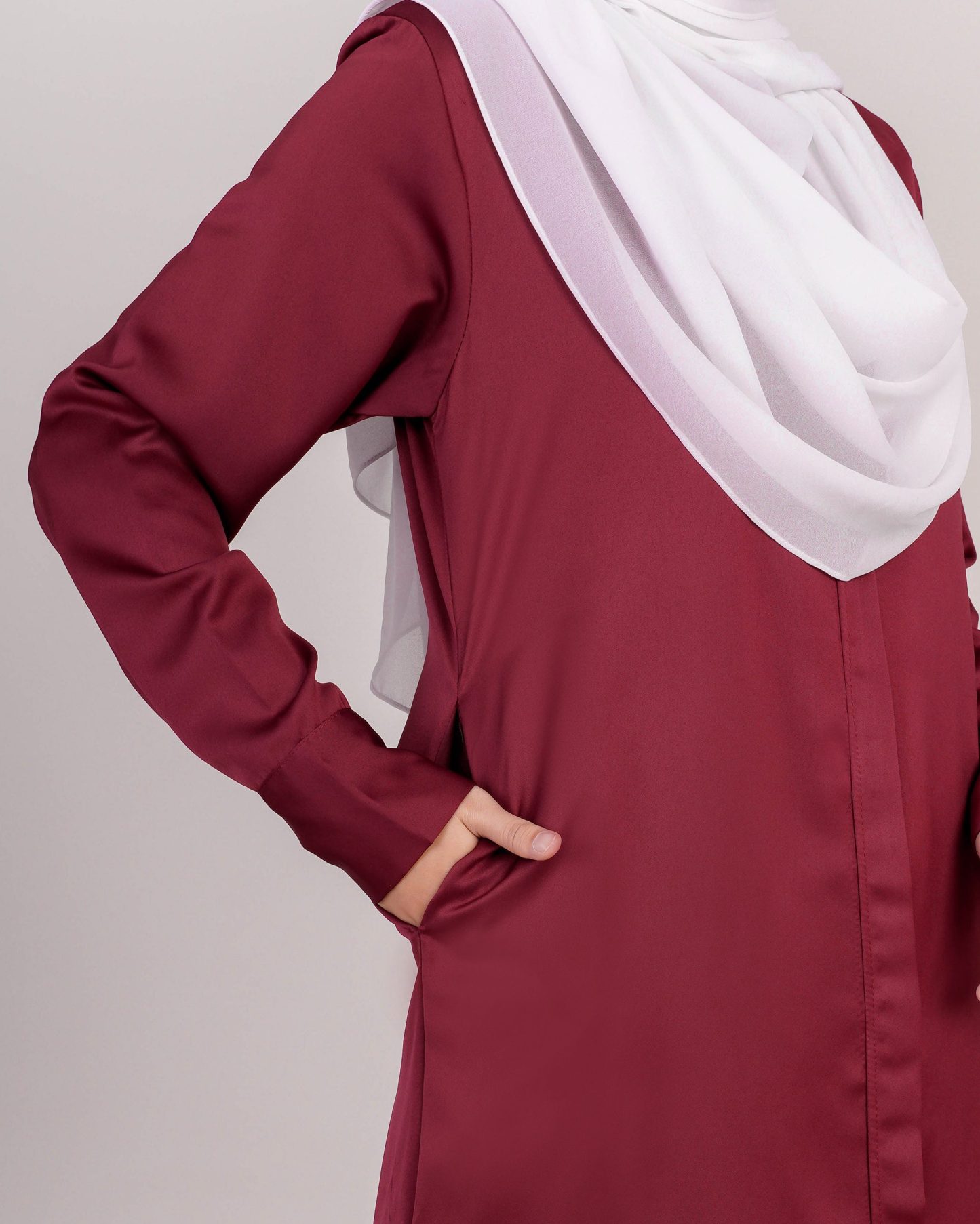 Tunic Luhfa Laluna X MCC - Maroon