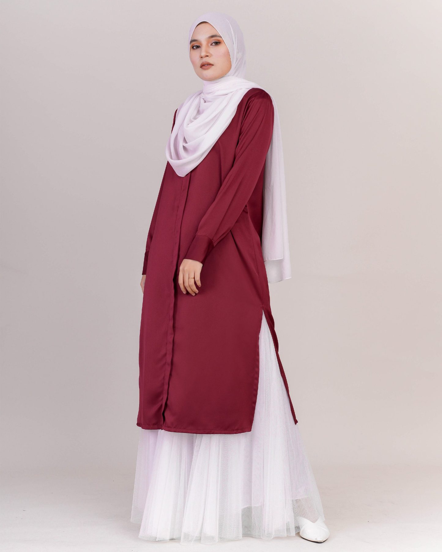 Tunic Luhfa Laluna X MCC - Maroon