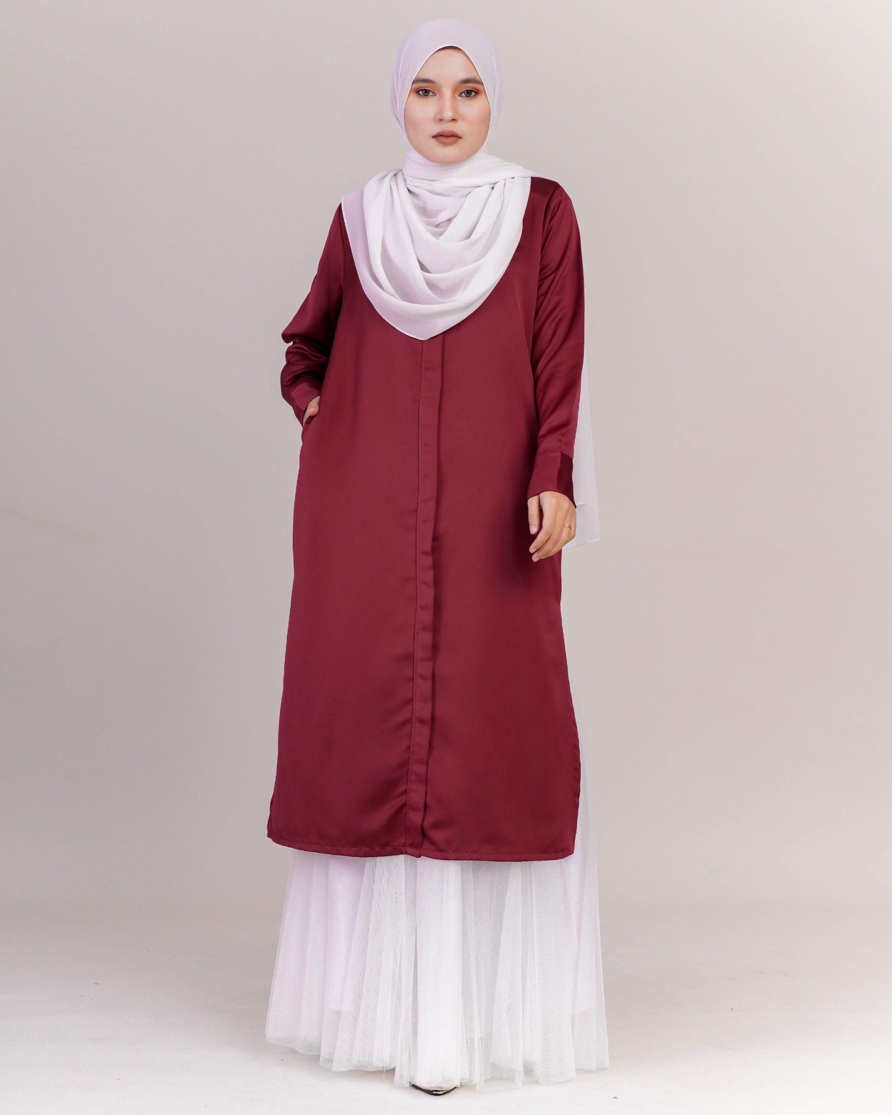 Tunic Luhfa Laluna X MCC - Maroon