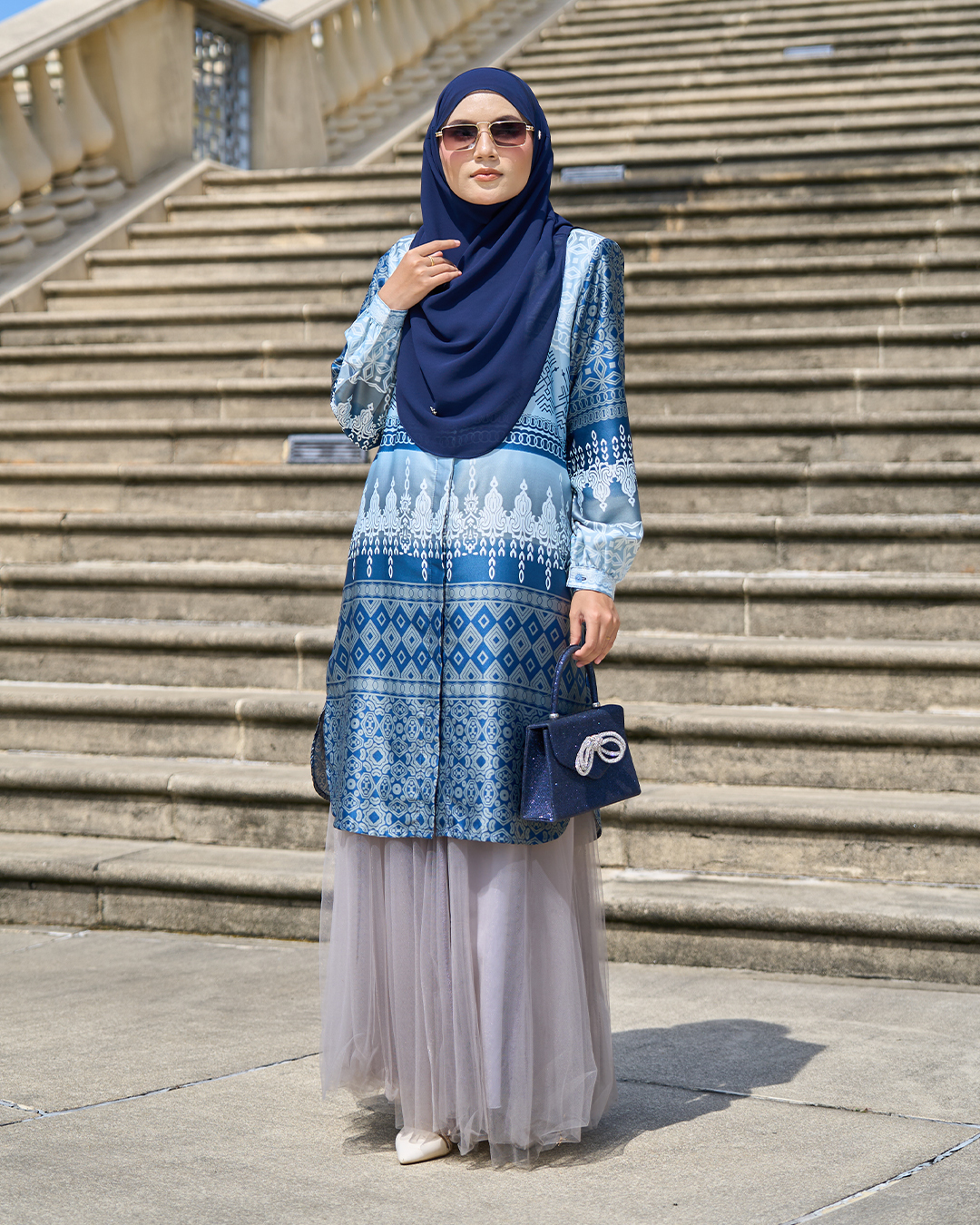 Tunic Mazia - Ombre Navy Blue