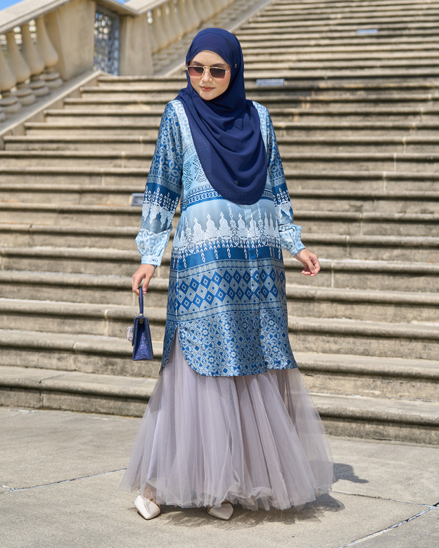 Tunic Mazia - Ombre Navy Blue