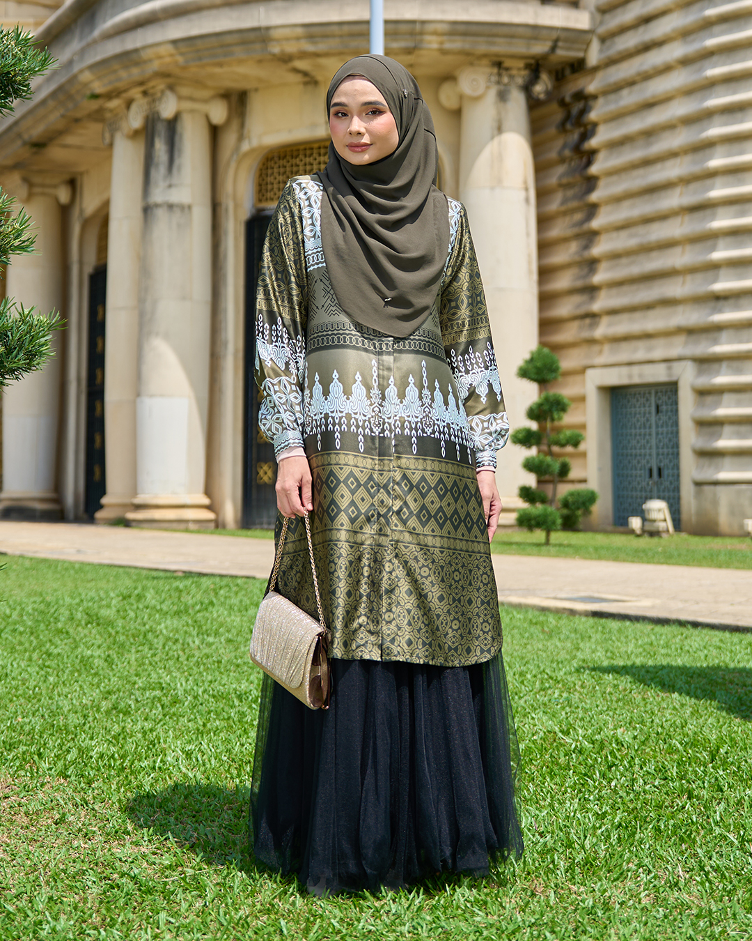 Tunic Mazia - Ombre Olive