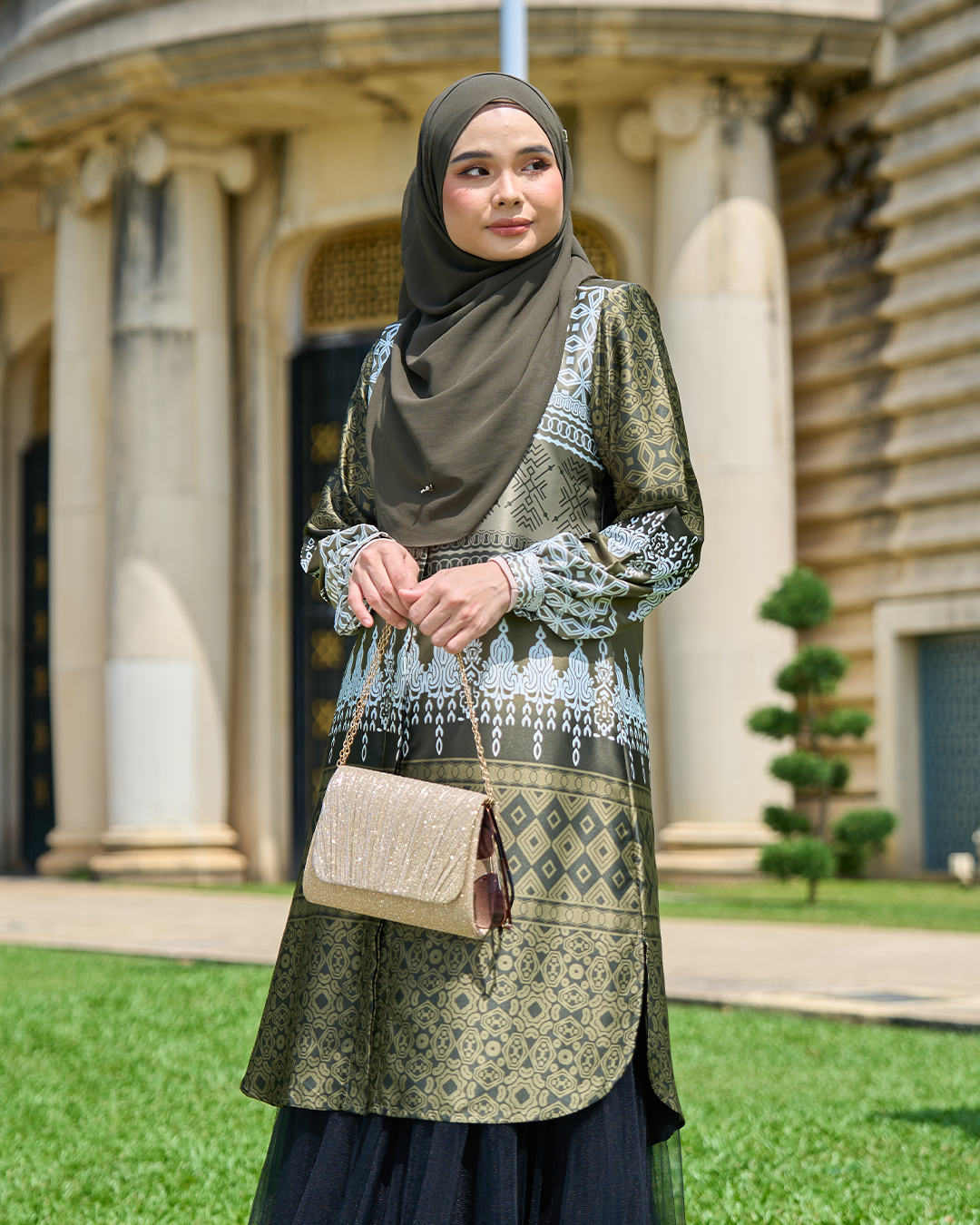 Tunic Mazia - Ombre Olive