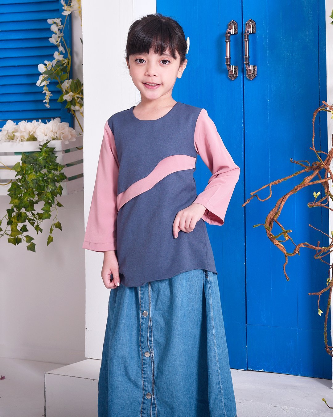 Tunic Milani Kids - Blush Grey