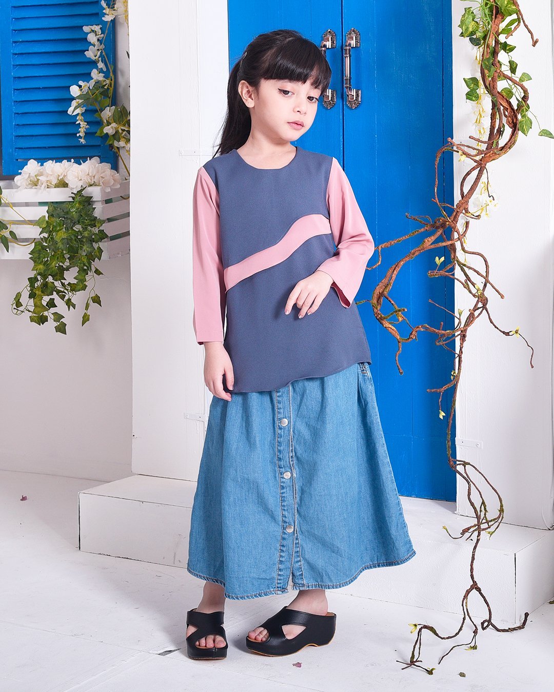 Tunic Milani Kids - Blush Grey