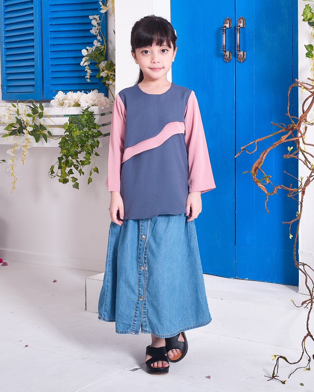 Tunic Milani Kids - Blush Grey