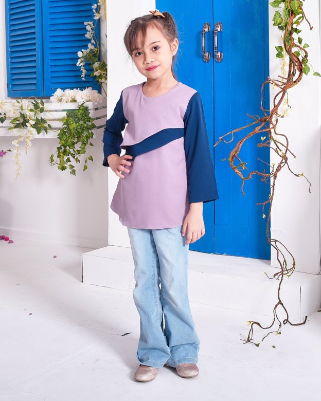 Tunic Milani Kids - Deep Purple