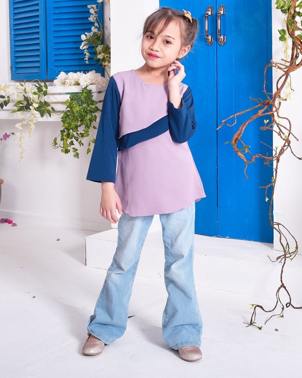 Tunic Milani Kids - Deep Purple