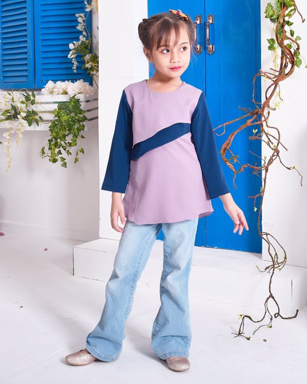 Tunic Milani Kids - Deep Purple