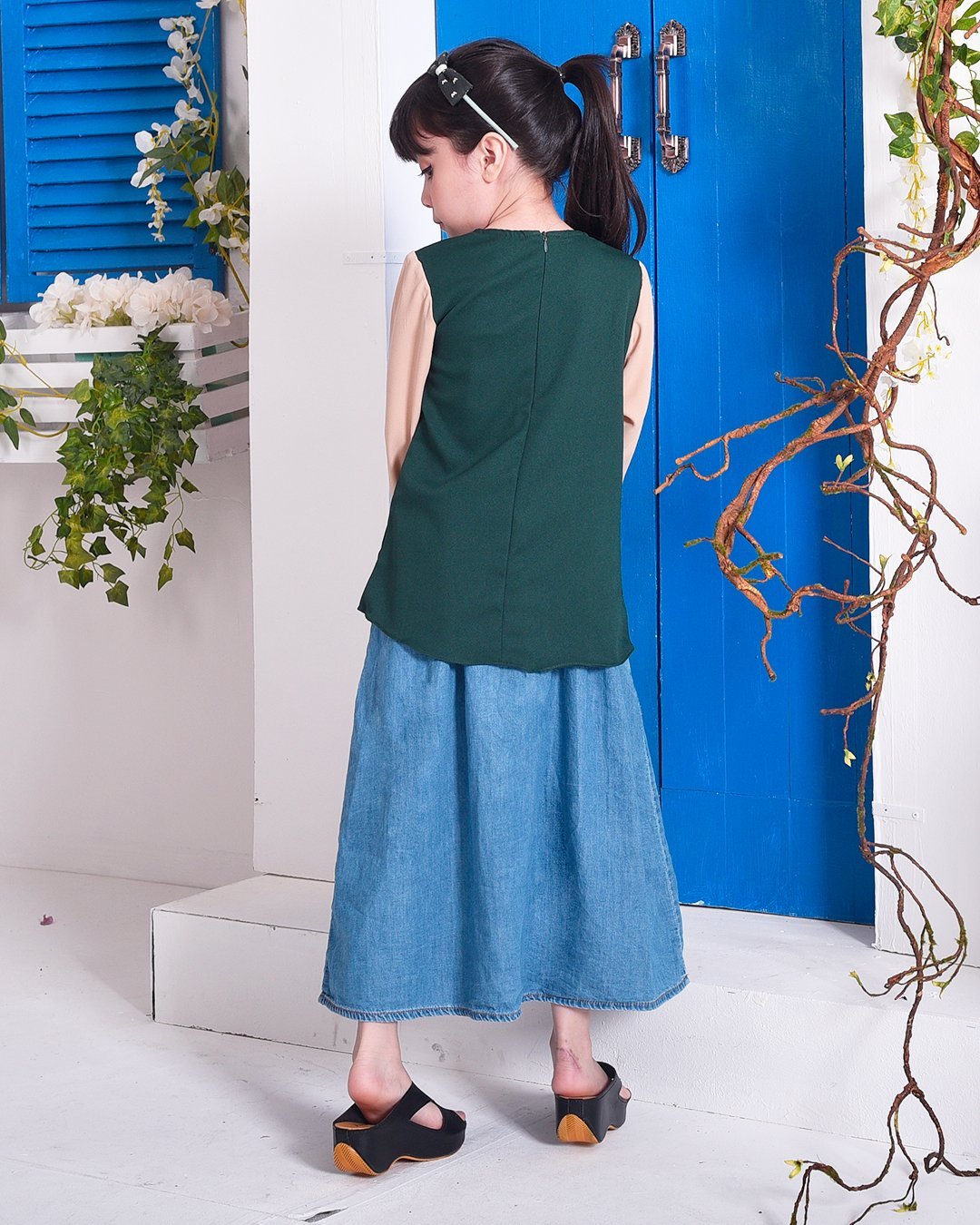 Tunic Milani Kids - Emerald Green