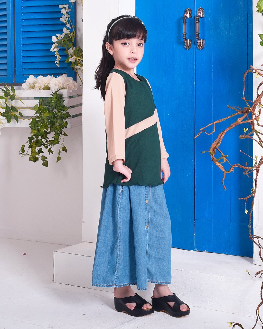 Tunic Milani Kids - Emerald Green