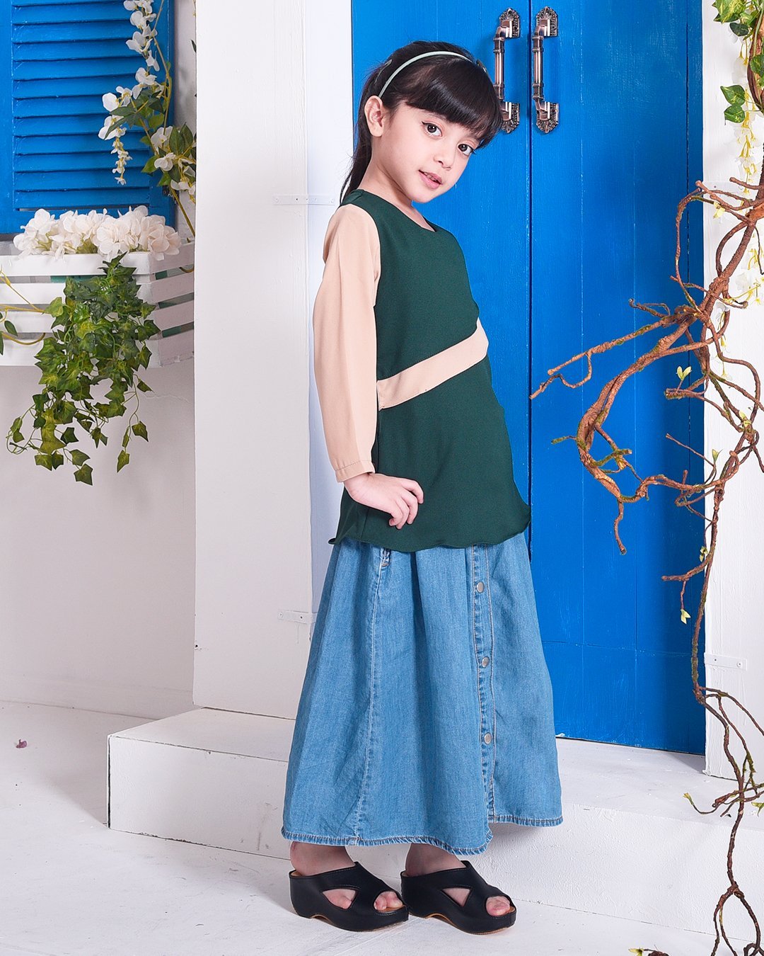 Tunic Milani Kids - Emerald Green
