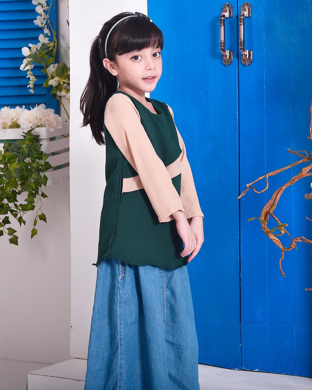Tunic Milani Kids - Emerald Green