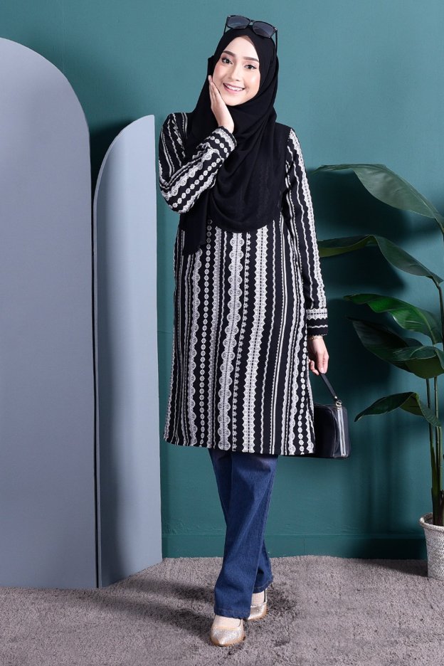 Tunic Mono Alia - Lace Black
