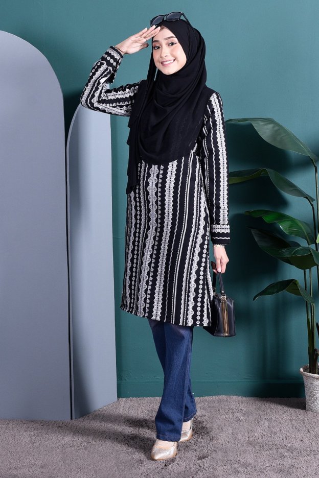 Tunic Mono Alia - Lace Black