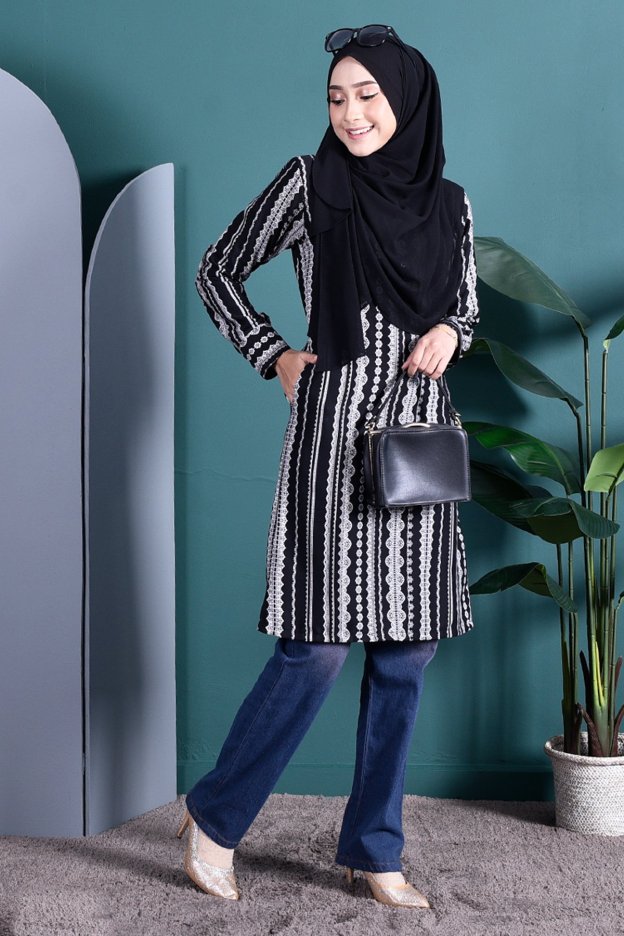 Tunic Mono Alia - Lace Black