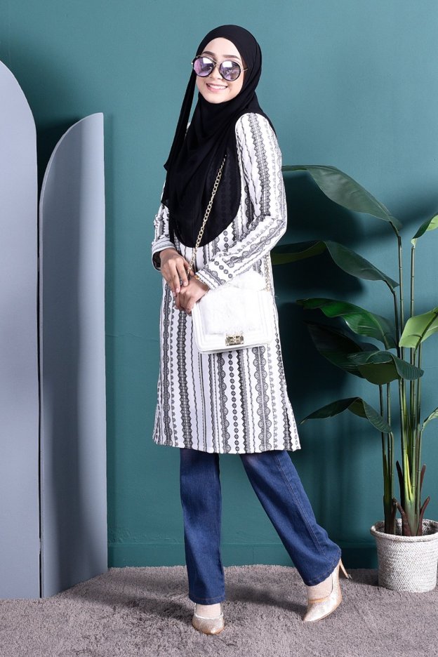 Tunic Mono Alia - Lace White