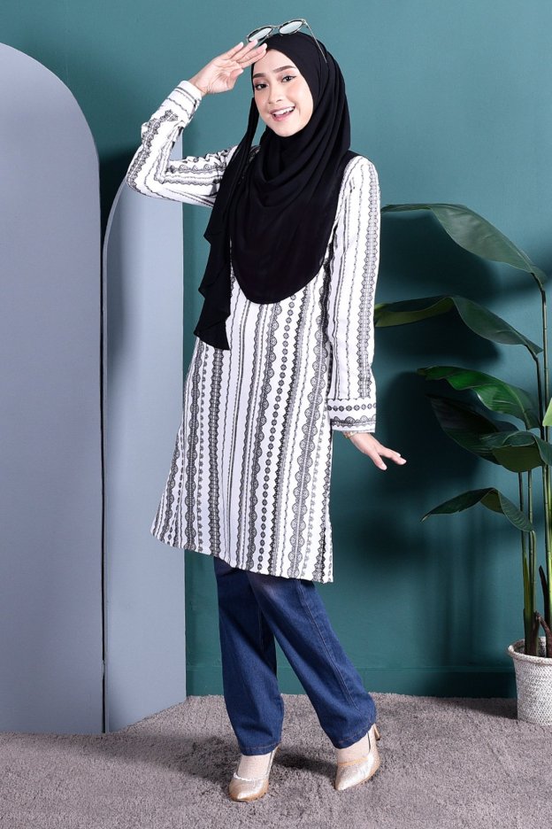 Tunic Mono Alia - Lace White
