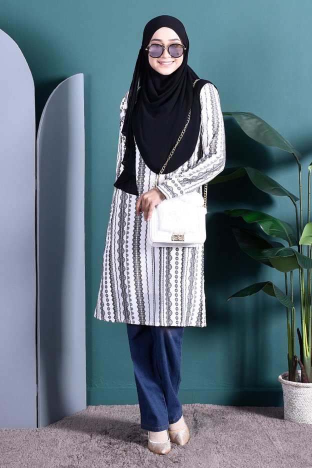 Tunic Mono Alia - Lace White