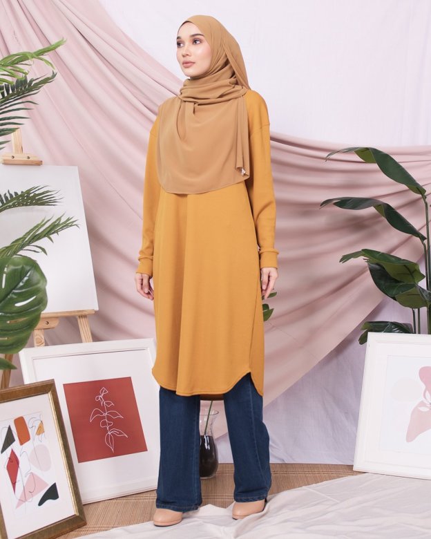 Tunic Naaila - Honey Yellow