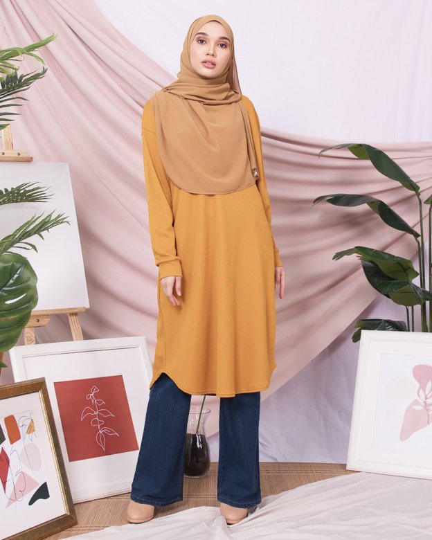Tunic Naaila - Honey Yellow