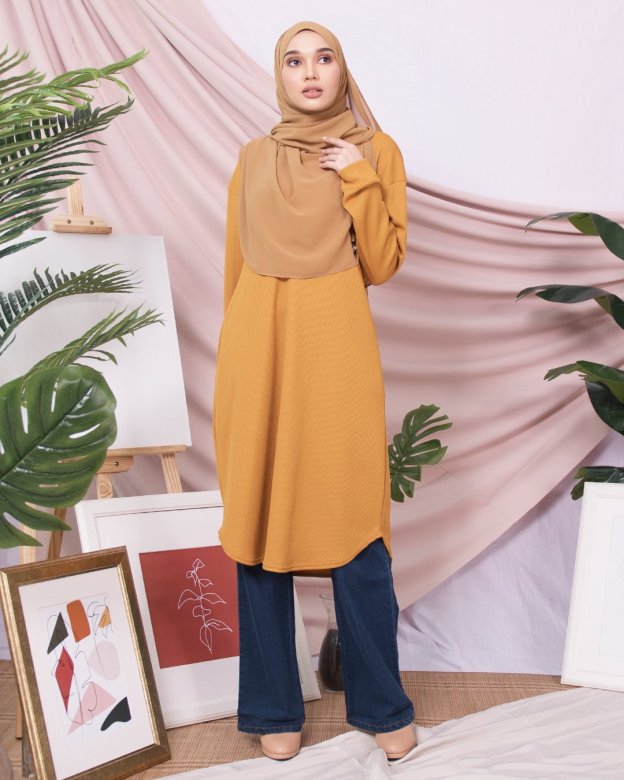 Tunic Naaila - Honey Yellow