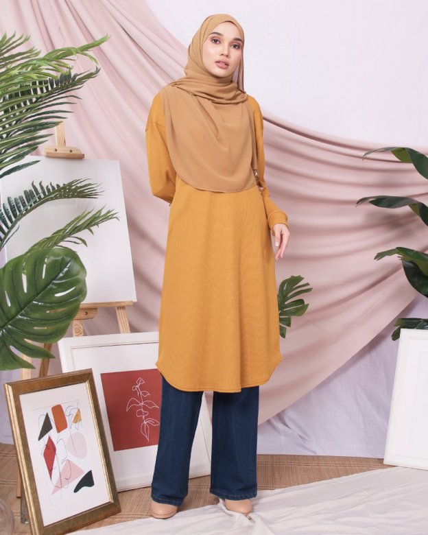 Tunic Naaila - Honey Yellow