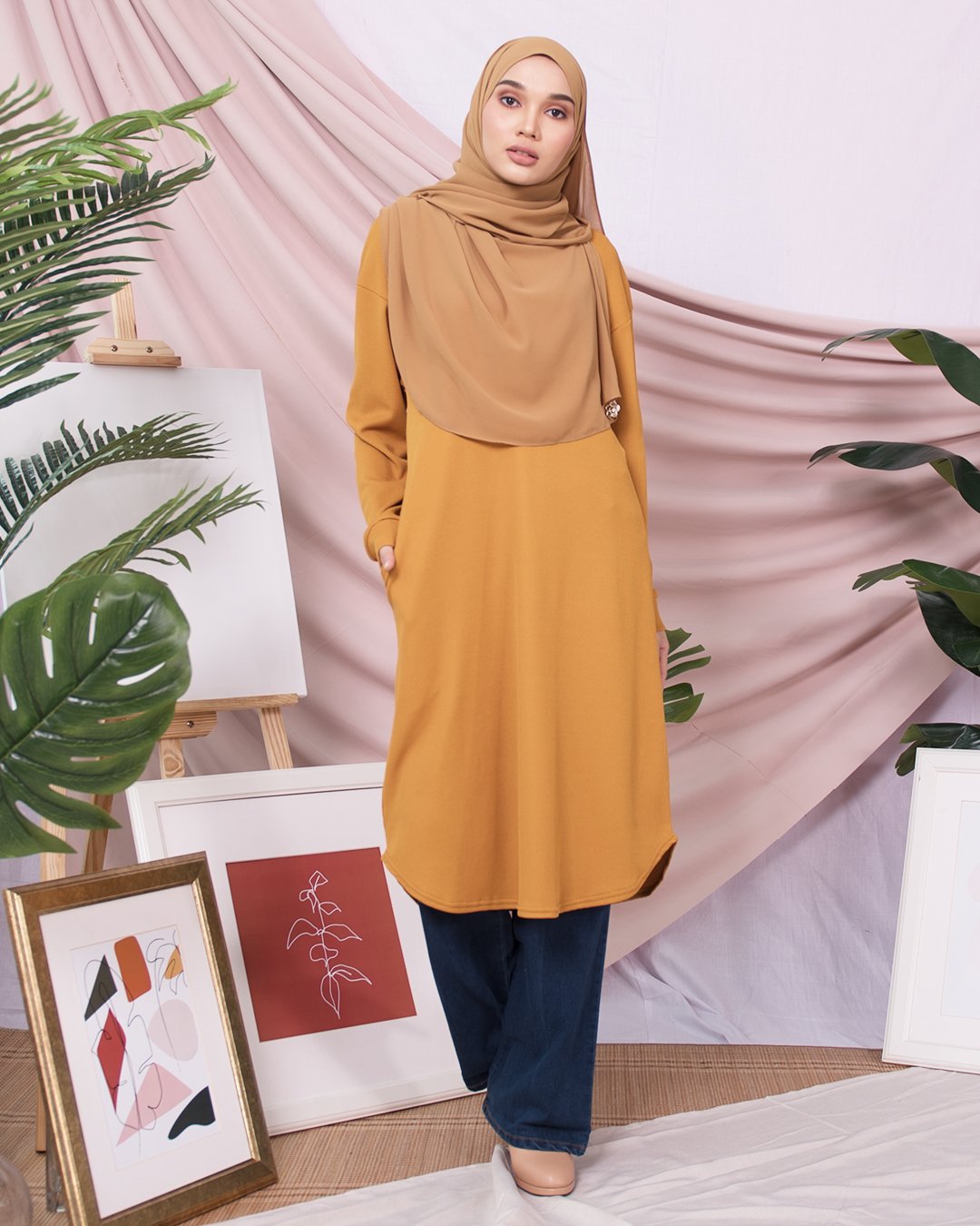 Tunic Naaila - Honey Yellow