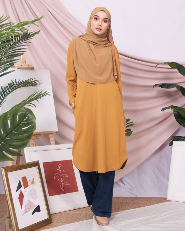 Tunic Naaila - Honey Yellow