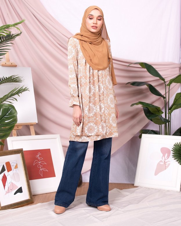 Tunic Nahda - Flax Yellow