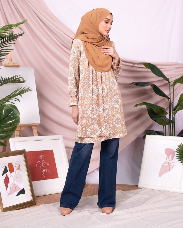 Tunic Nahda - Flax Yellow