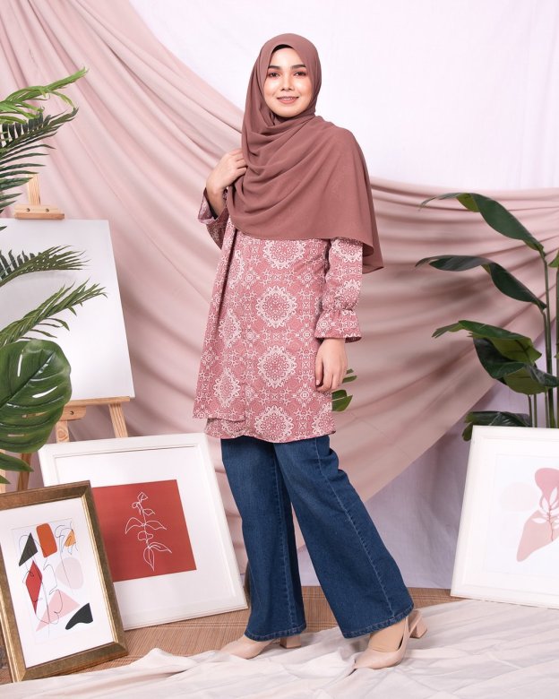 Tunic Nahda - Salmon Pink