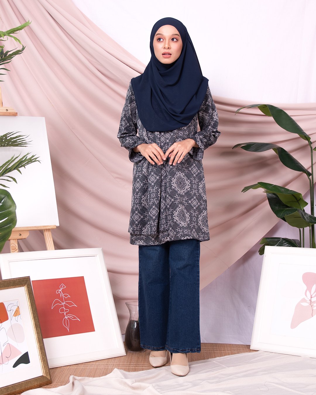 Tunic Nahda - Lava Grey