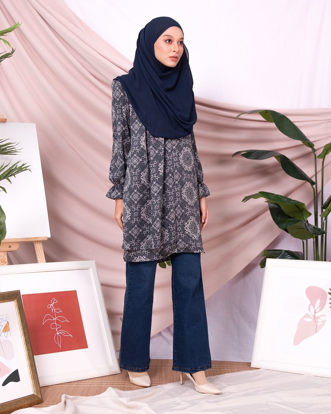 Tunic Nahda - Lava Grey