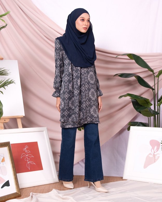 Tunic Nahda - Lava Grey