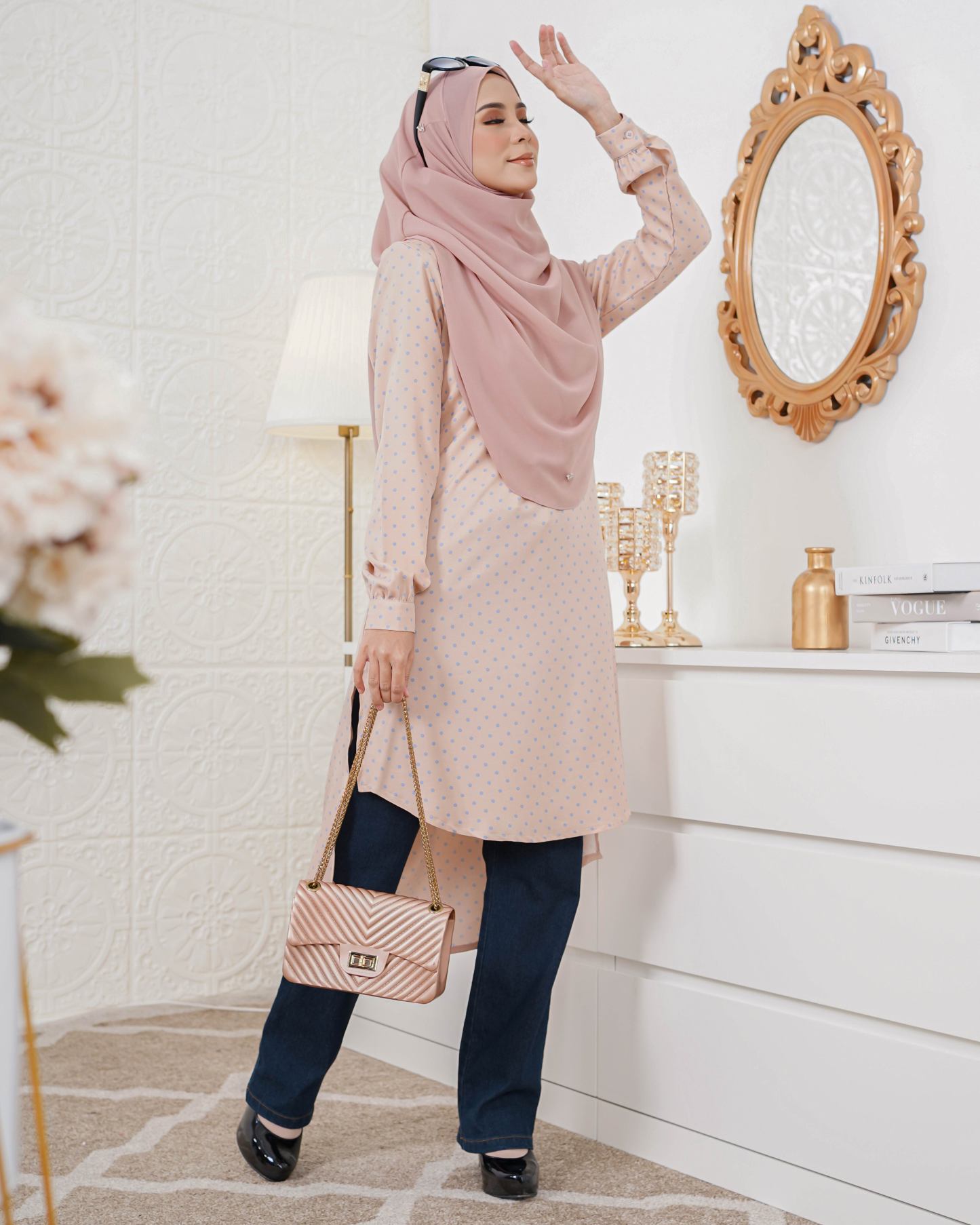 Tunic Nolita - Nude Blue