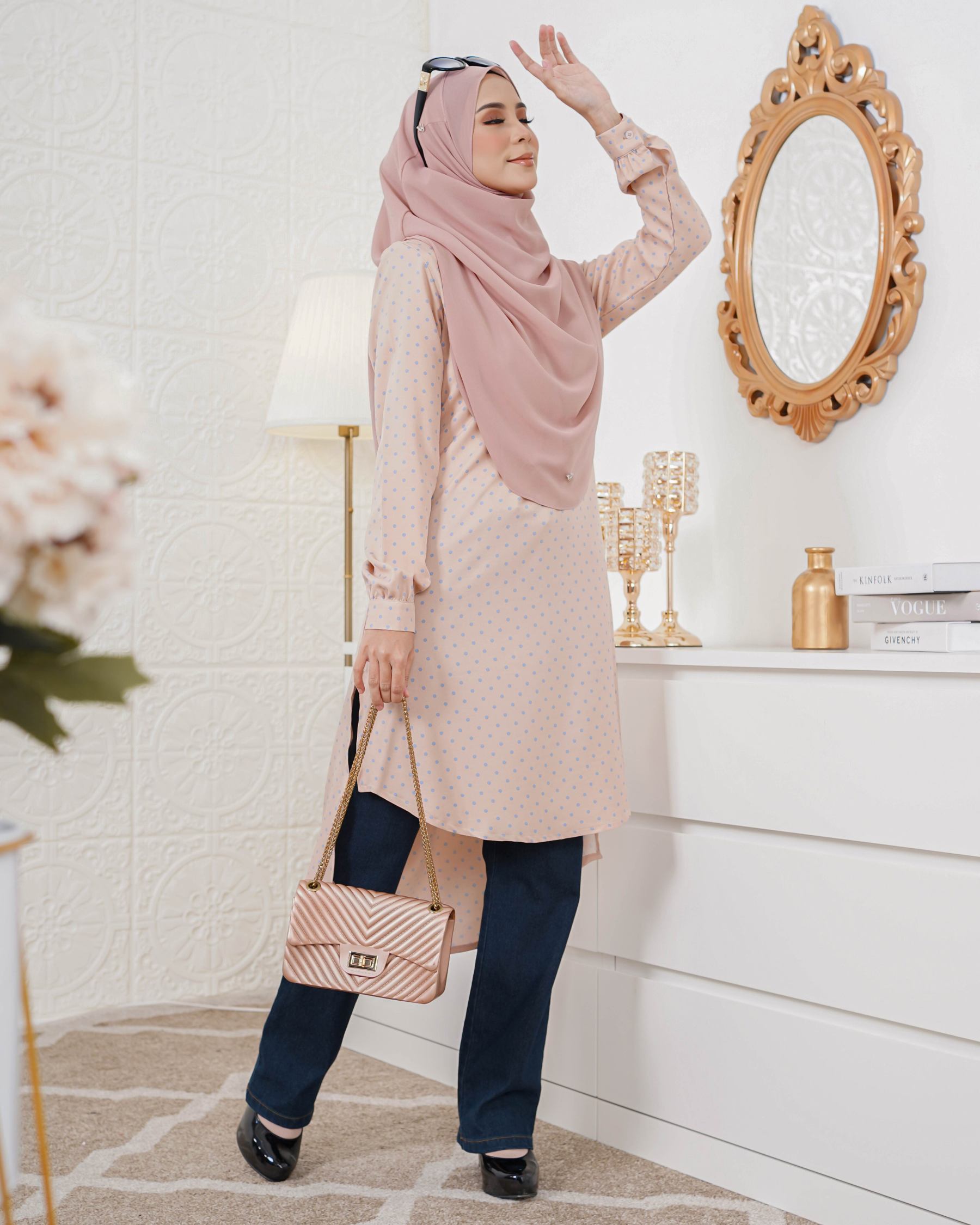 Tunic Nolita - Nude Blue