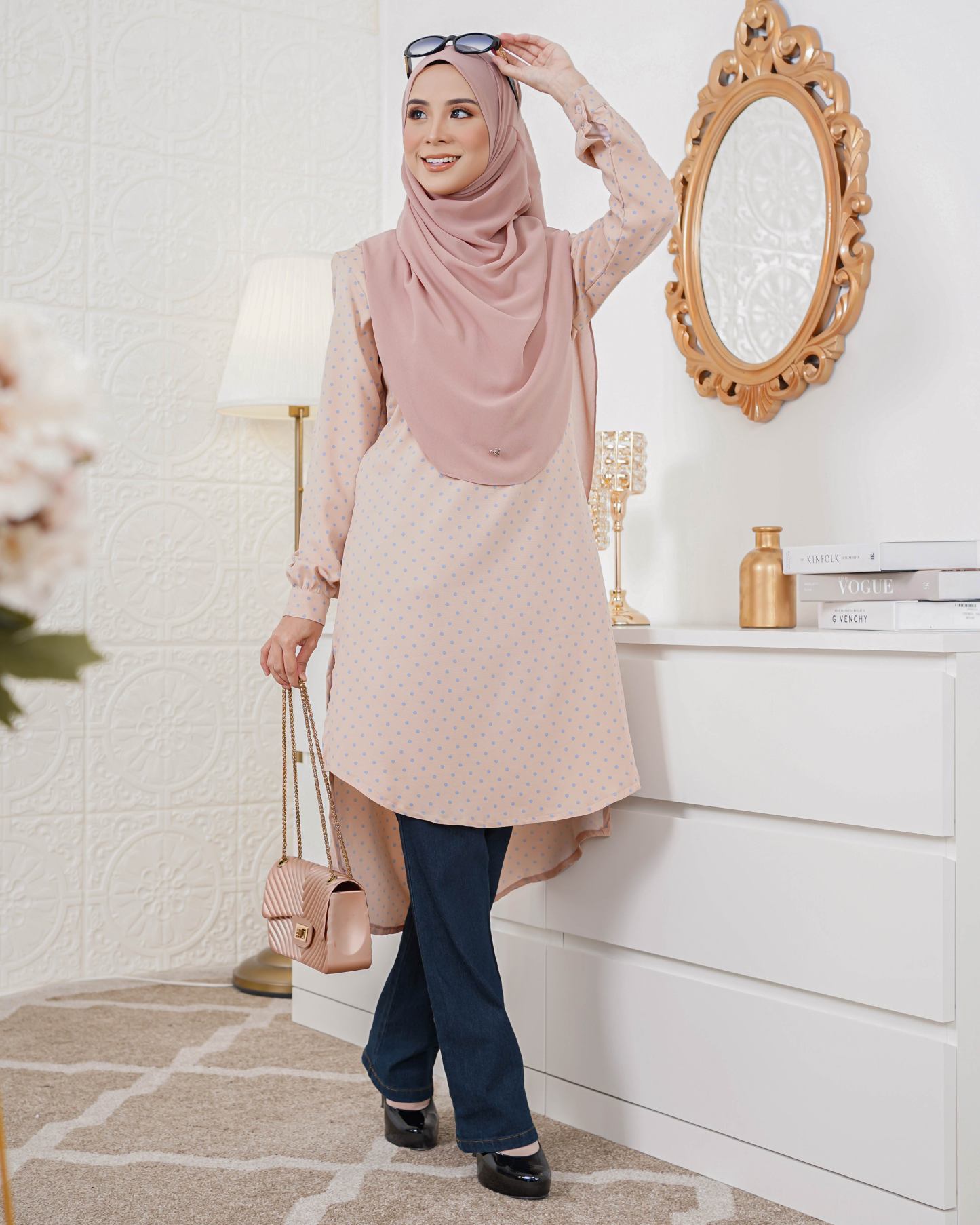 Tunic Nolita - Nude Blue