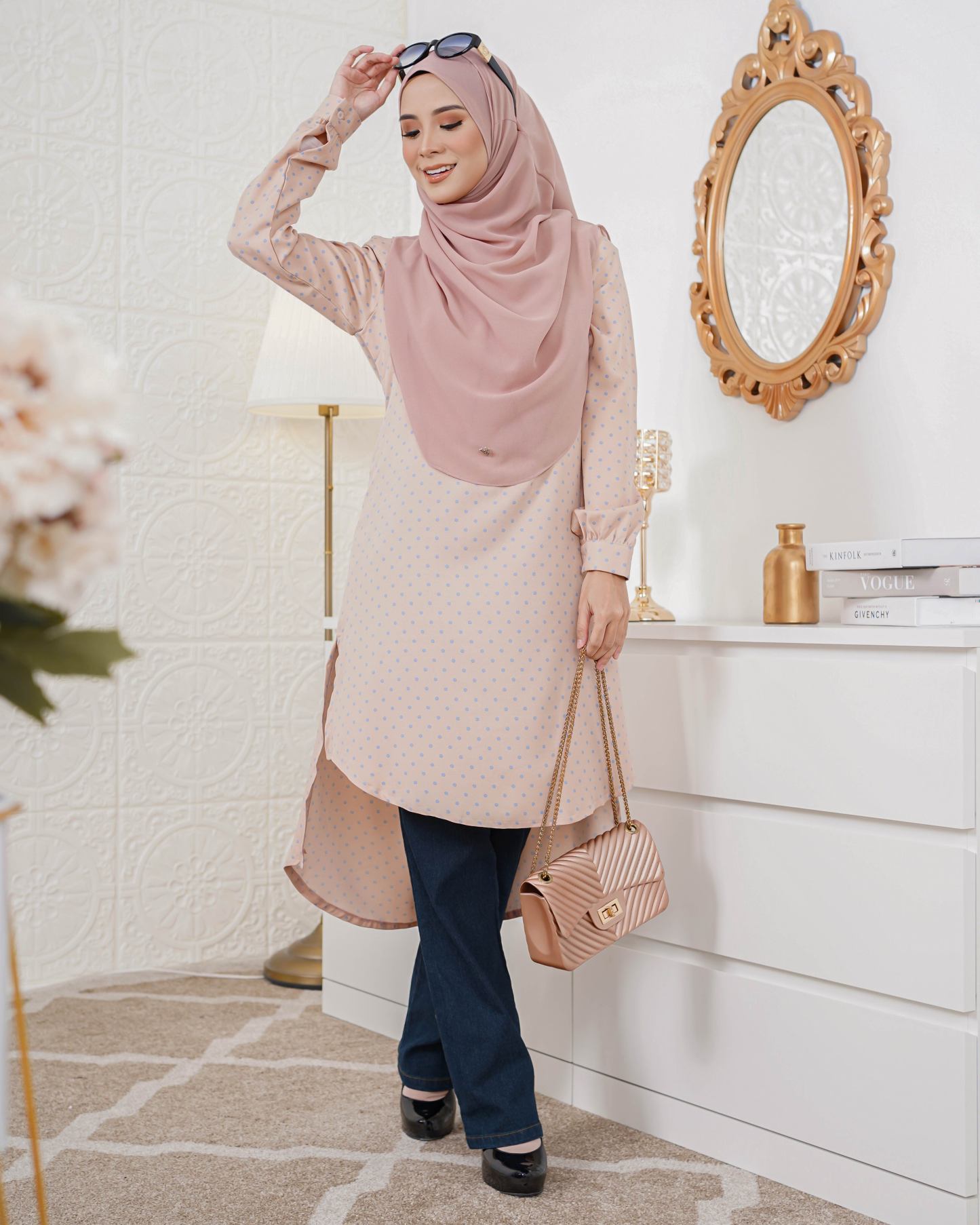 Tunic Nolita - Nude Blue