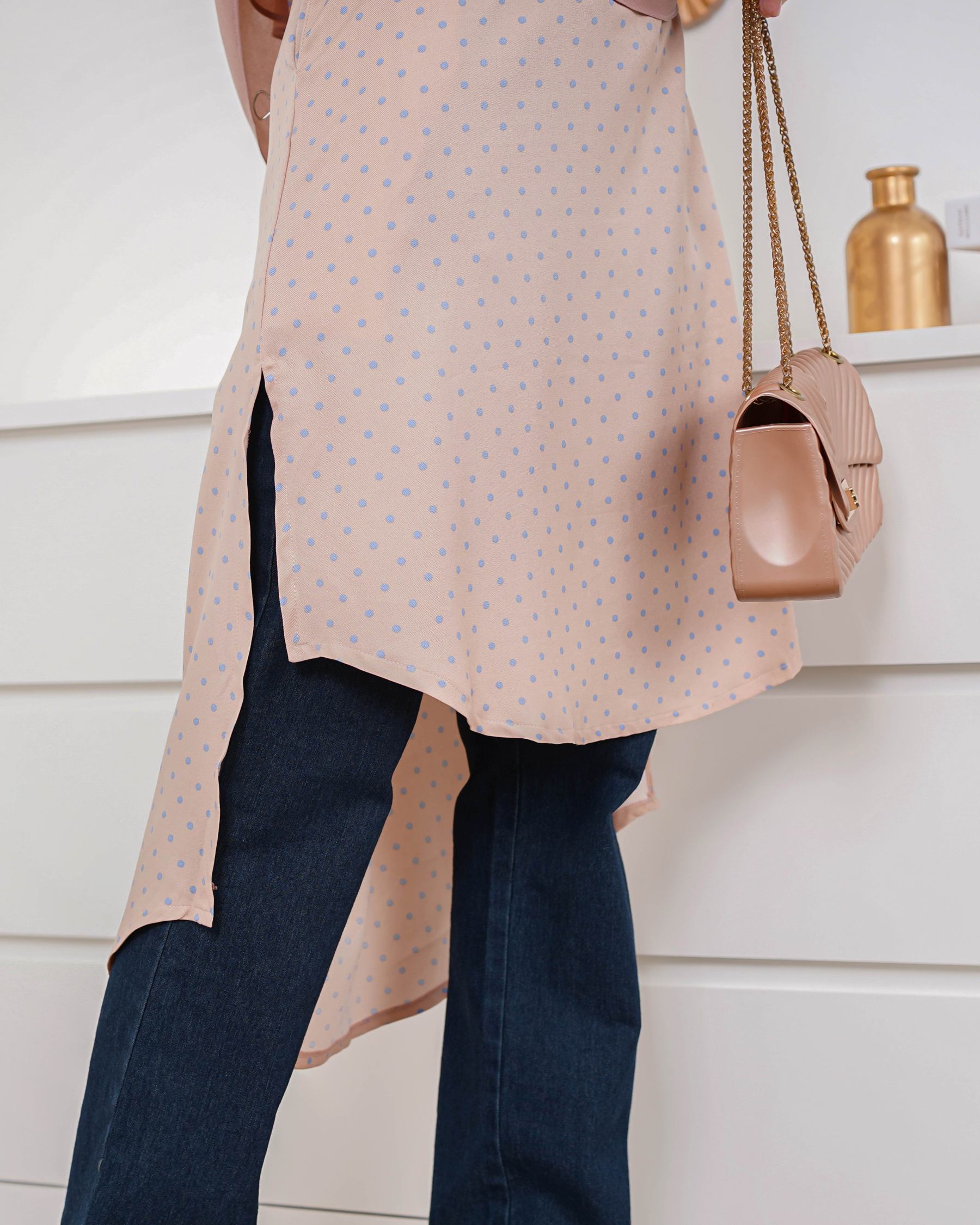 Tunic Nolita - Nude Blue