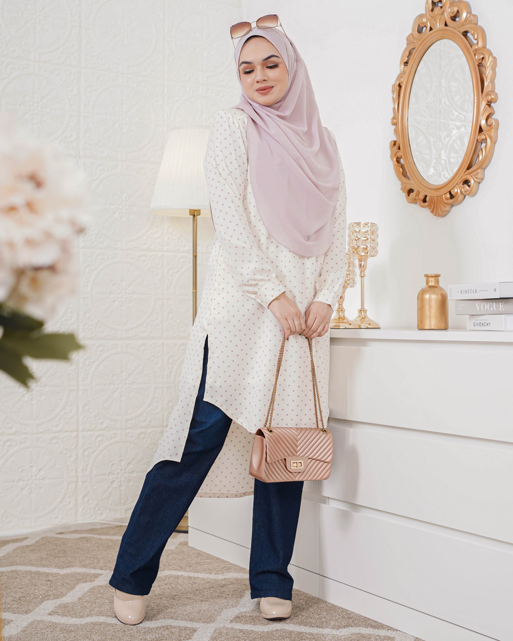 Tunic Nolita - Peony Pink