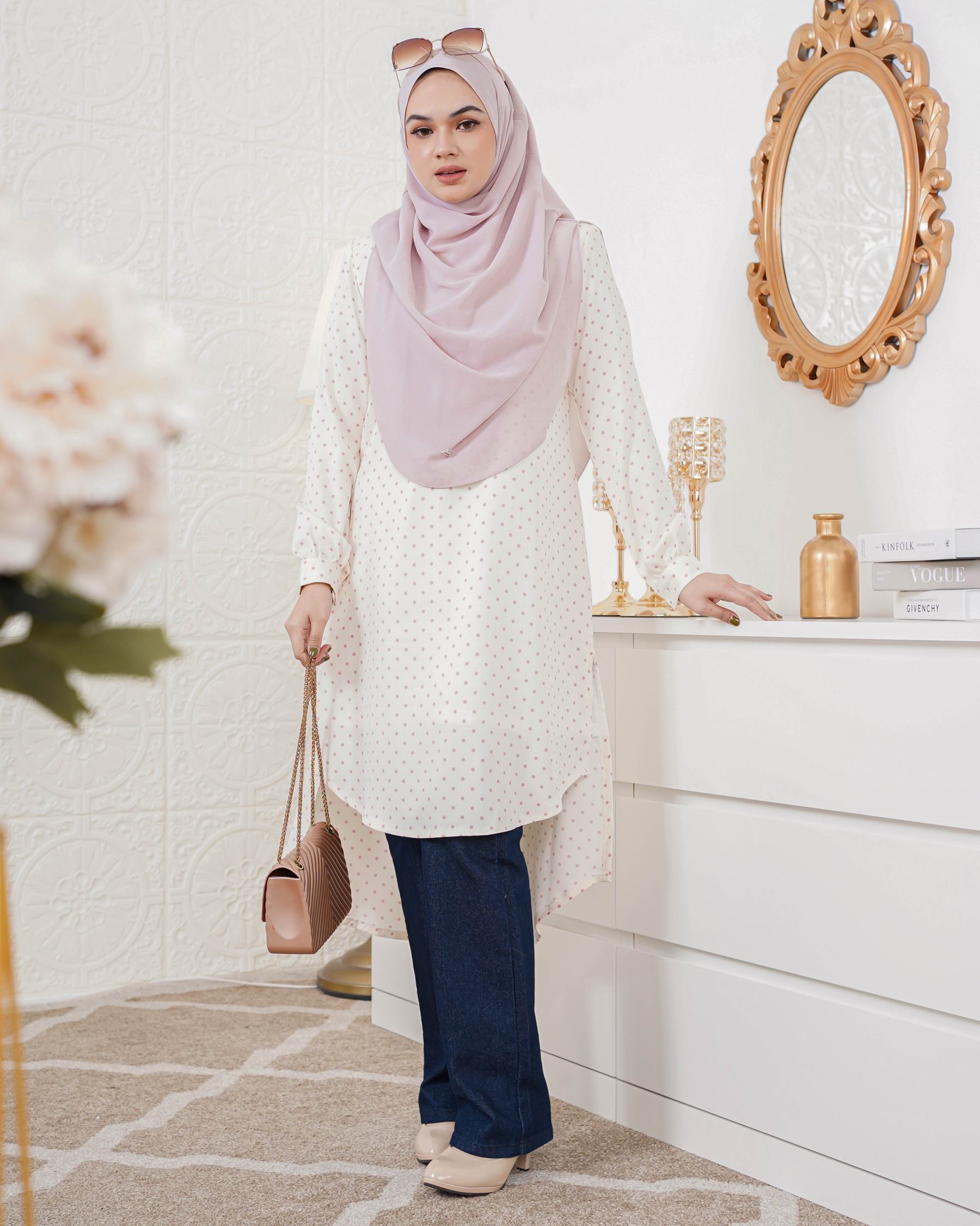 Tunic Nolita - Peony Pink